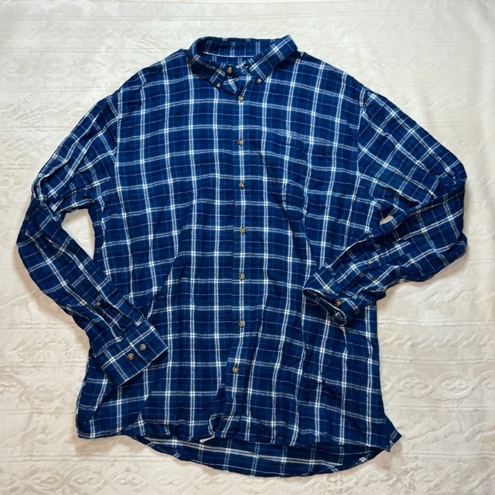 Cabelas plaid flannel‎ shirt